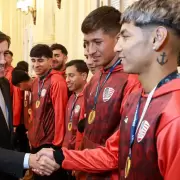 El gobernador recibi� a los campeones de la Copa Jujuy en Casa de Gobierno