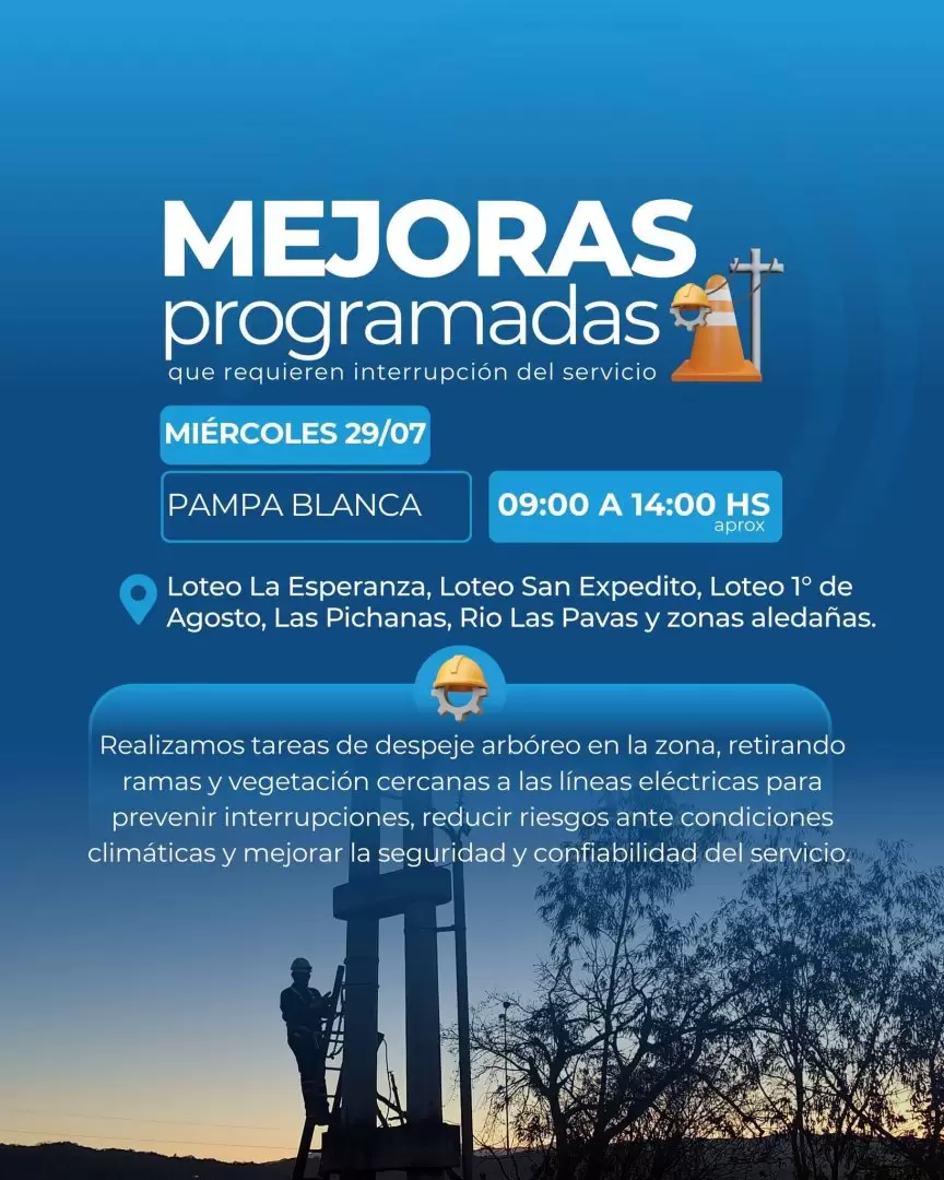 mejoras energ�a pampa blanca